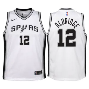 LaMarcus Aldridge. San Antonio Spurs. Edición de la asociación. Blanco