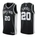 Manu Ginobili. San Antonio Spurs. Icona. Nero