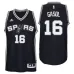 Pau Gasol. San Antonio Spurs. Nero
