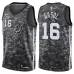 Pau Gasol. San Antonio Spurs. edizione della città. Grigio