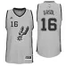 Pau Gasol. San Antonio Spurs. Grigio
