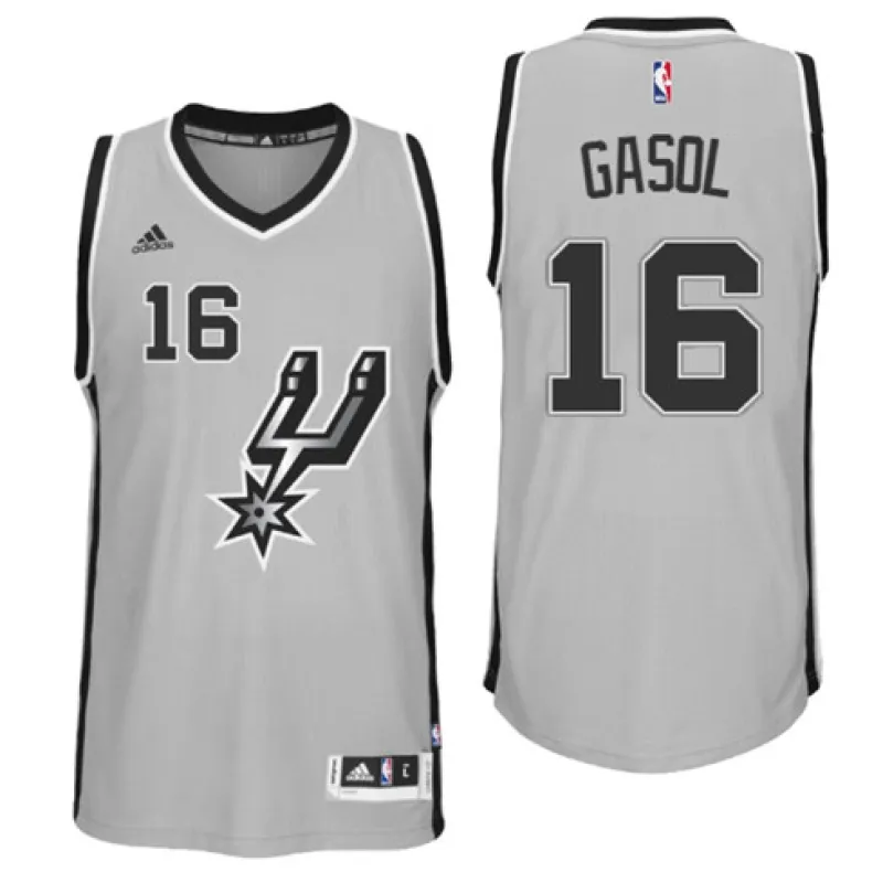 Pau Gasol. San Antonio Spurs. Grigio
