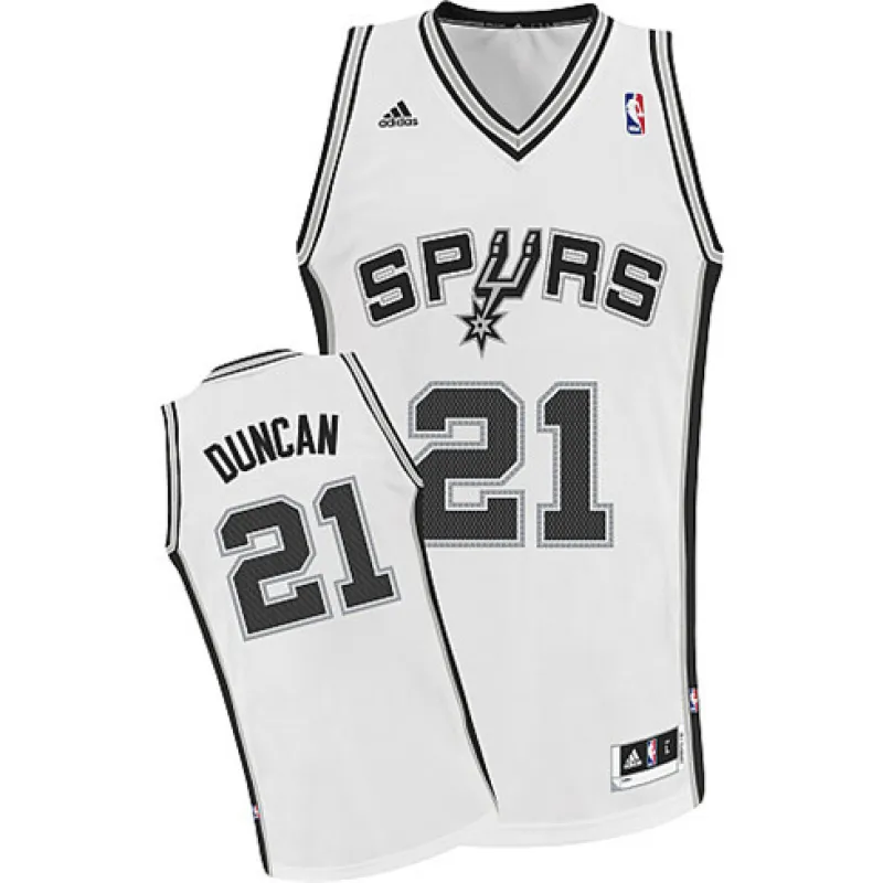 Tim Duncan. San Antonio Spurs. 2011/2012. Weiß