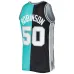 David Robinson, San Antonio Spurs, 1998/99, Nero/Ciano