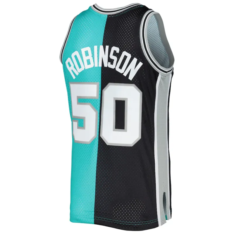 David Robinson, San Antonio Spurs, 1998/99, Nero/Ciano