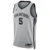 Maglia Swingman degli San Antonio Spurs Stephen Castle - Edizione Statement - Grigia