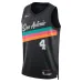 San Antonio Spurs De'Aaron Fox 2025/26 Maglia Unisex - Edizione Città - Nero