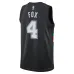 San Antonio Spurs De'Aaron Fox 2025/26 Maglia Unisex - Edizione Città - Nero