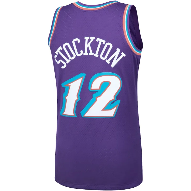 Maglia per tifosi di John Stockton dell'Utah Jazz, Viola