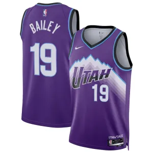 Maglia Swingman degli Utah Jazz Ace Bailey - Edizione Icona - Viola