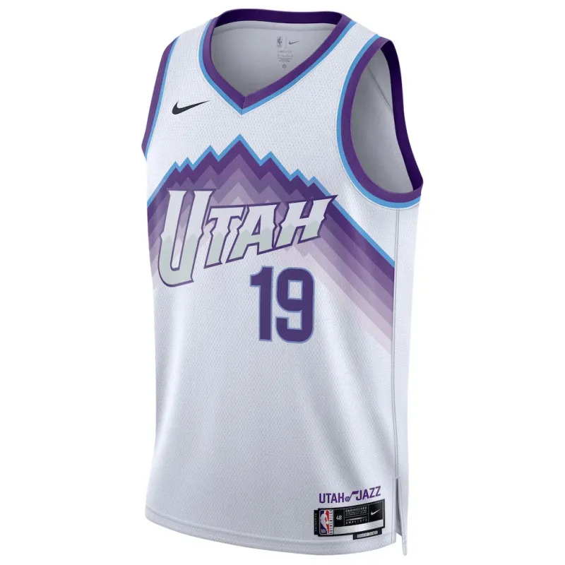 Maglia Swingman degli Utah Jazz Ace Bailey - Edizione Association - Bianca