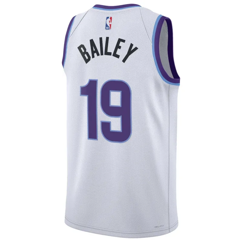 Maglia Swingman degli Utah Jazz Ace Bailey - Edizione Association - Bianca