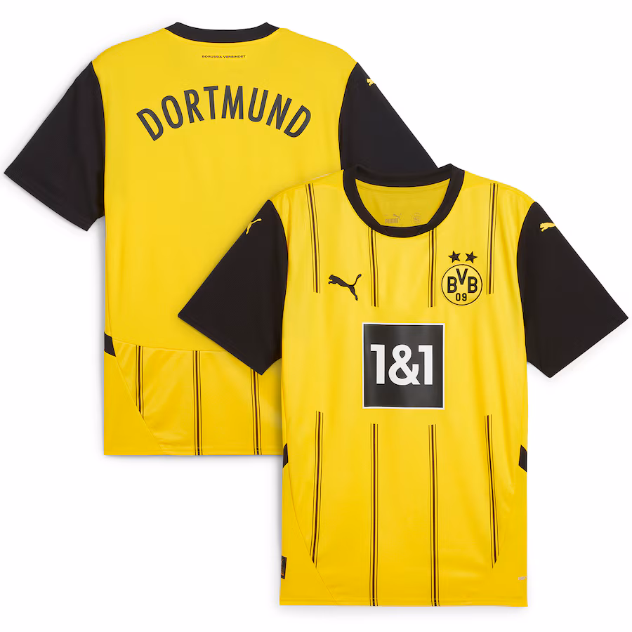 Borussia Dortmund 2024/25 maglia di casa, gialla