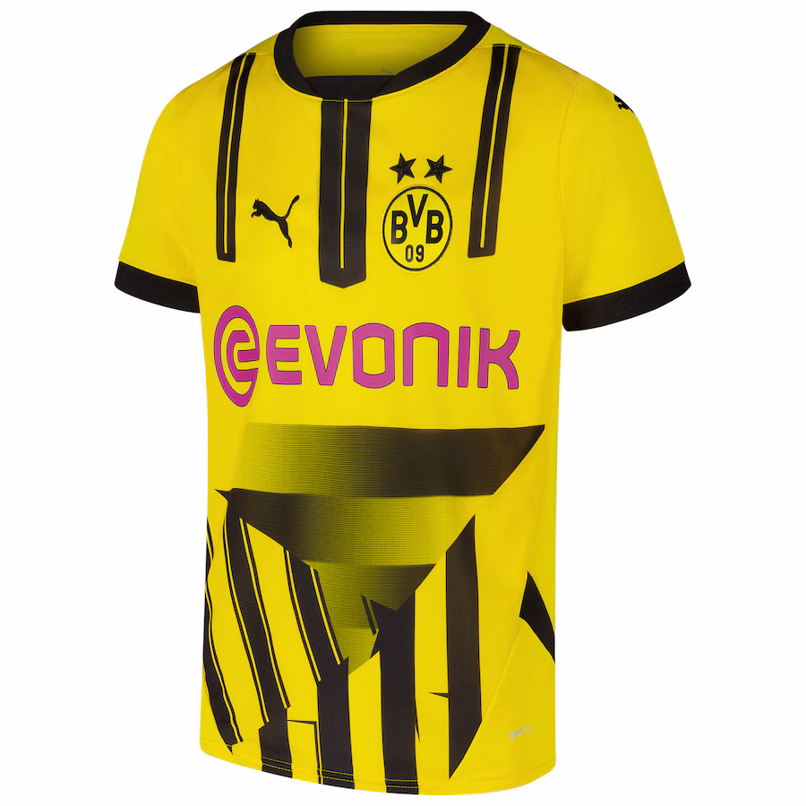 Maillot de coupe 2024/25 pour les jeunes de Borussia Dortmund, jaune