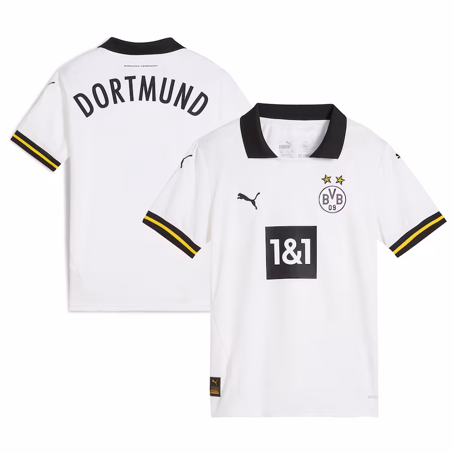Borussia Dortmund 2024/25 Dritttrikot Replica - Weiß