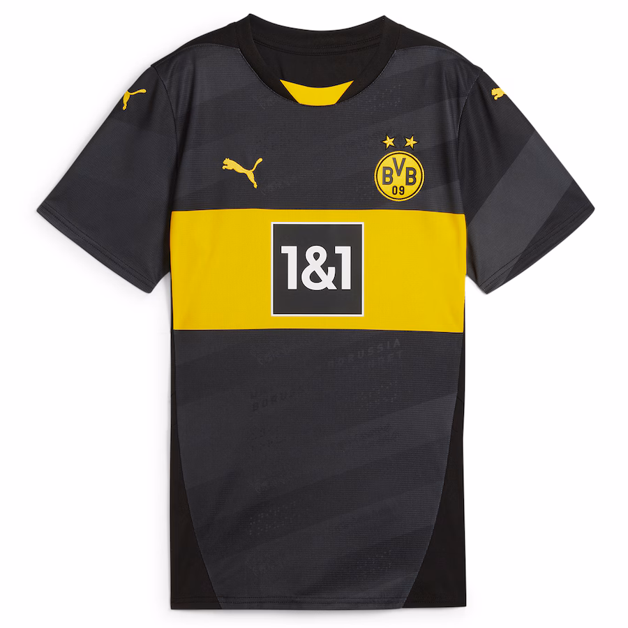 Borussia Dortmund 2024/25 Frauen Auswärtstri kot, schwarz