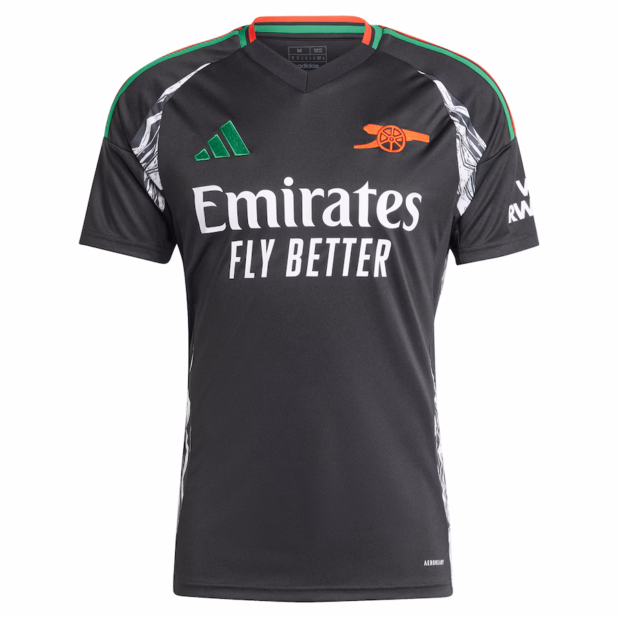 Arsenal Auswärtstrikot 2024/25 - Fan-Version (Schwarz)