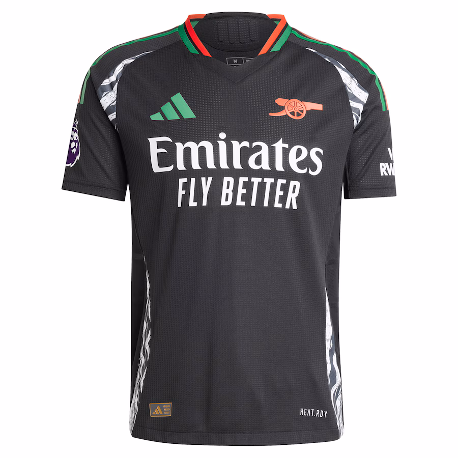 Arsenal 2024/25 Auswärtspieler-Trikot - Schwarz