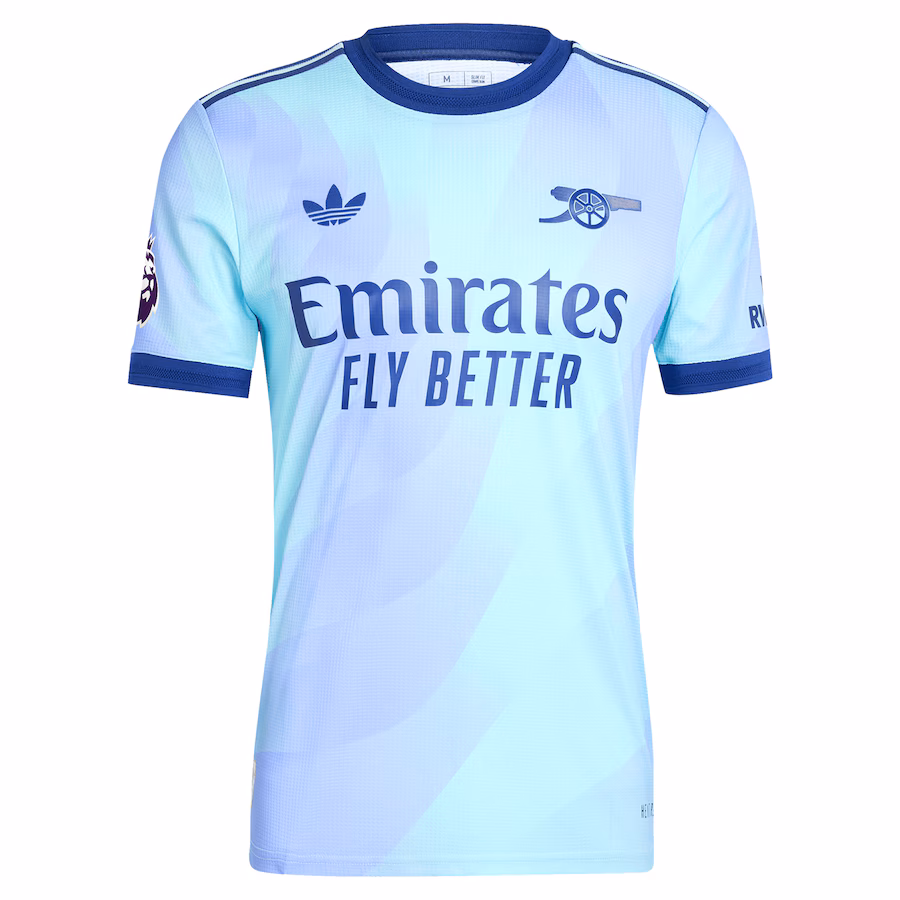 Arsenal 2024/25 Drittes Spieler-Trikot - Aquamarinblau