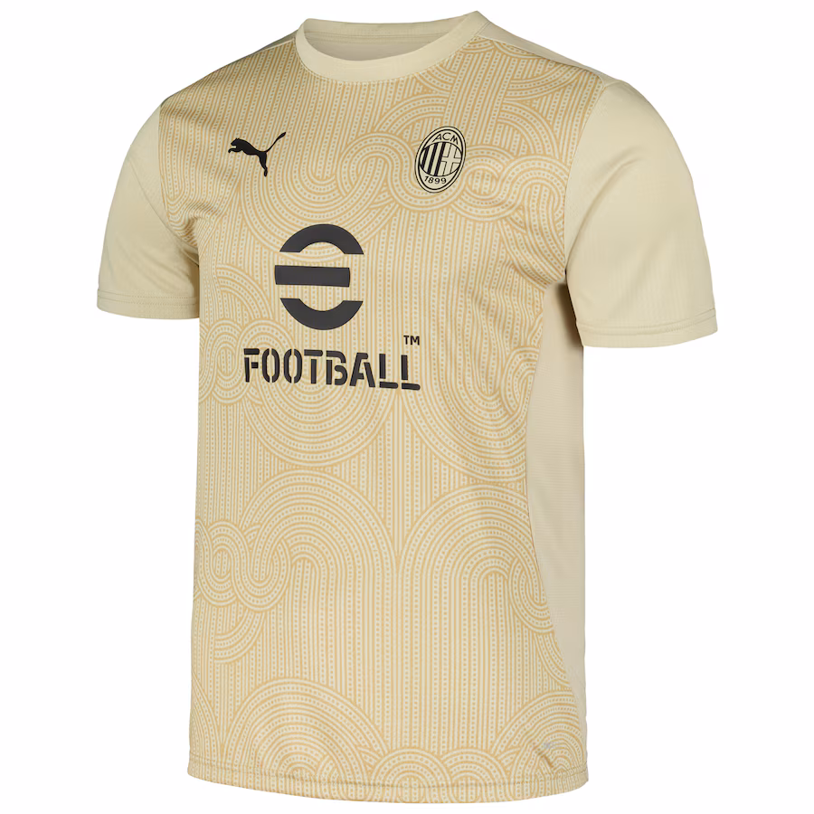 Camiseta de prepartido 2024/25 del AC Milan - Beige