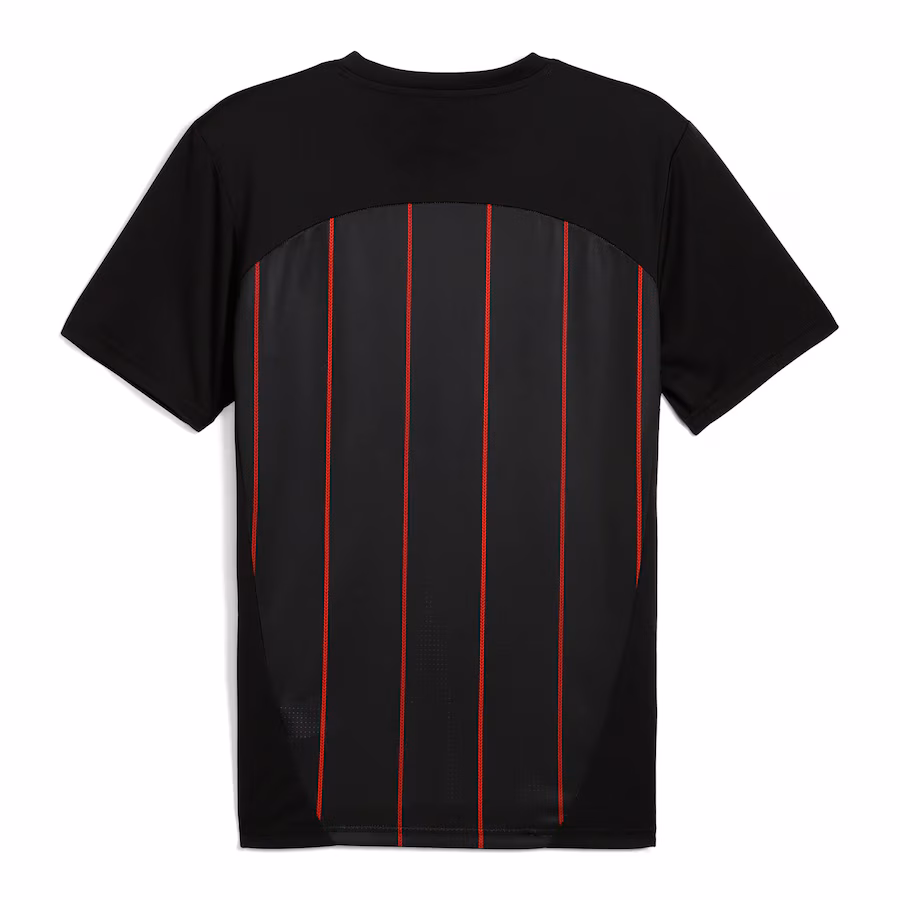 Camiseta de entrenamiento previo al partido 2024/25 negra del AC Milan