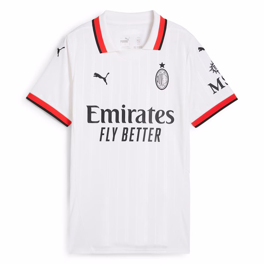 Camiseta de visita 2024/25 de las mujeres del AC Milan - Blanca