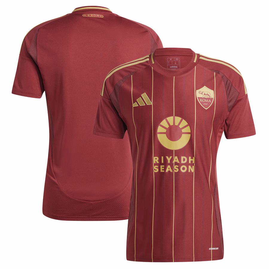 AS Roma 2024/25 Heimtrikot - Burgunderrot
