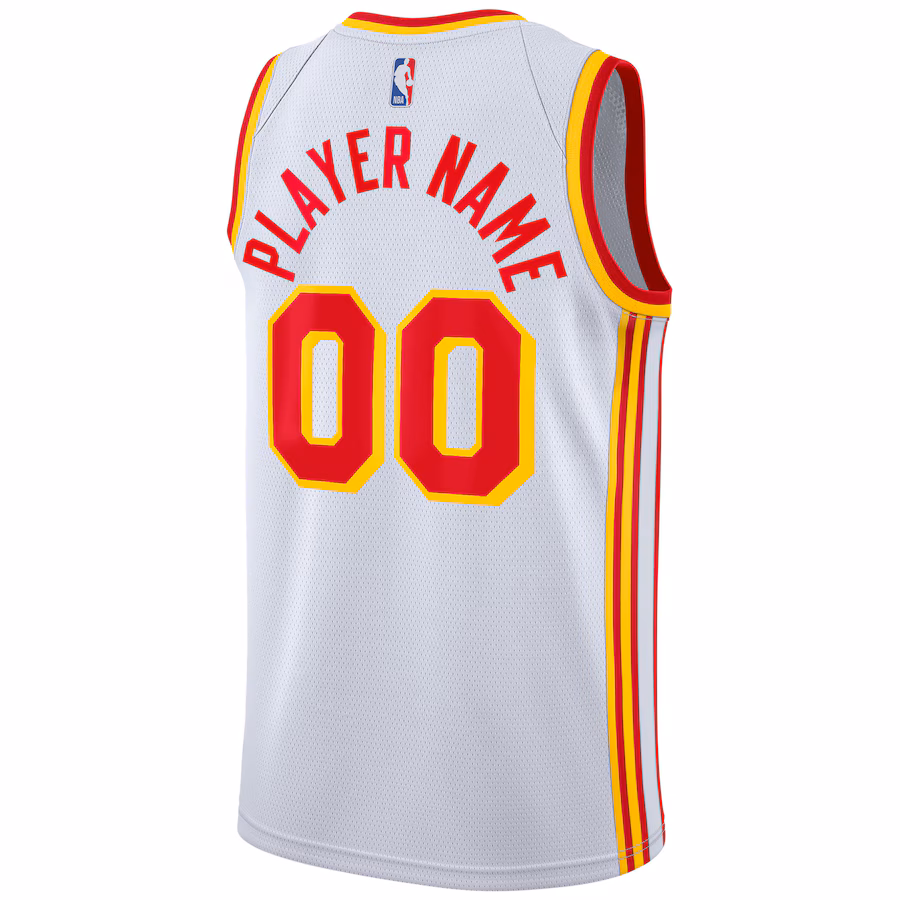 Custom Atlanta Hawks 2020/21 Association Edition Swingman Jersey
