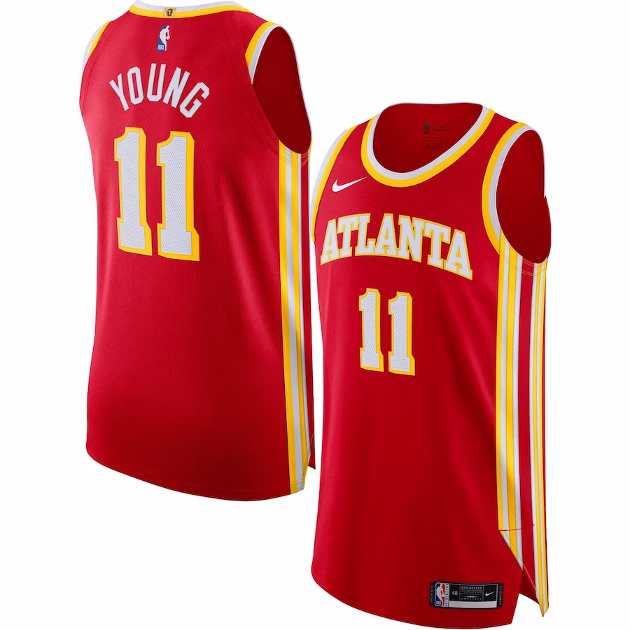 Trae Young Atlanta Hawks Red Icon Edition Jersey