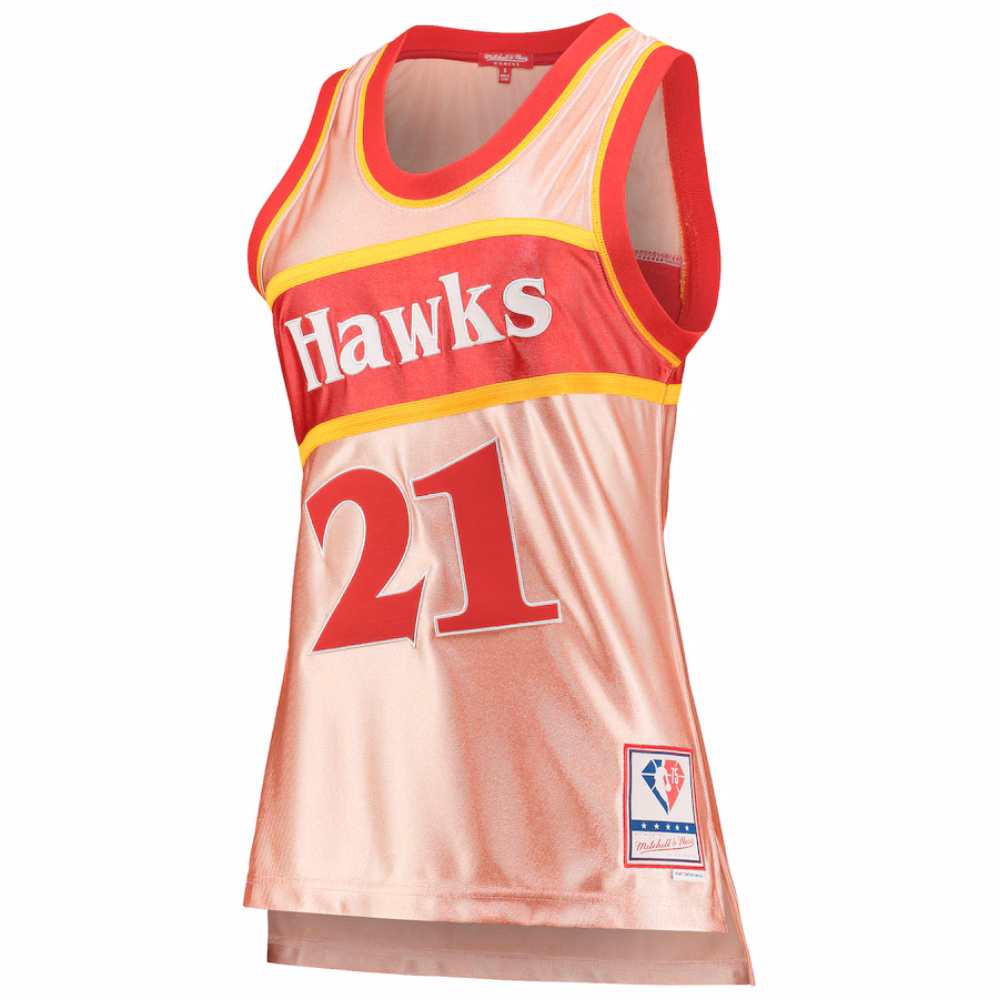Dominique Wilkins Atlanta Hawks Mitchell & Ness Women's 75th Anniversary Jersey