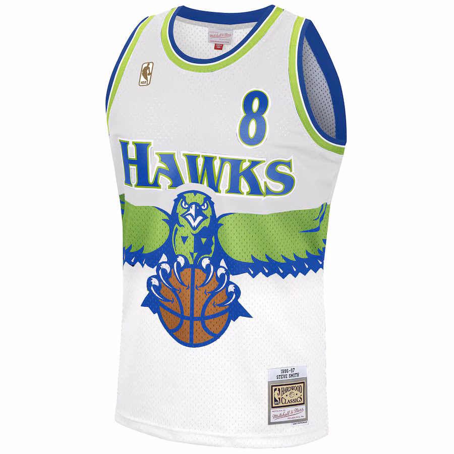 Maillot Steve Smith Atlanta Hawks Mitchell & Ness Reload 3.0 1996-97