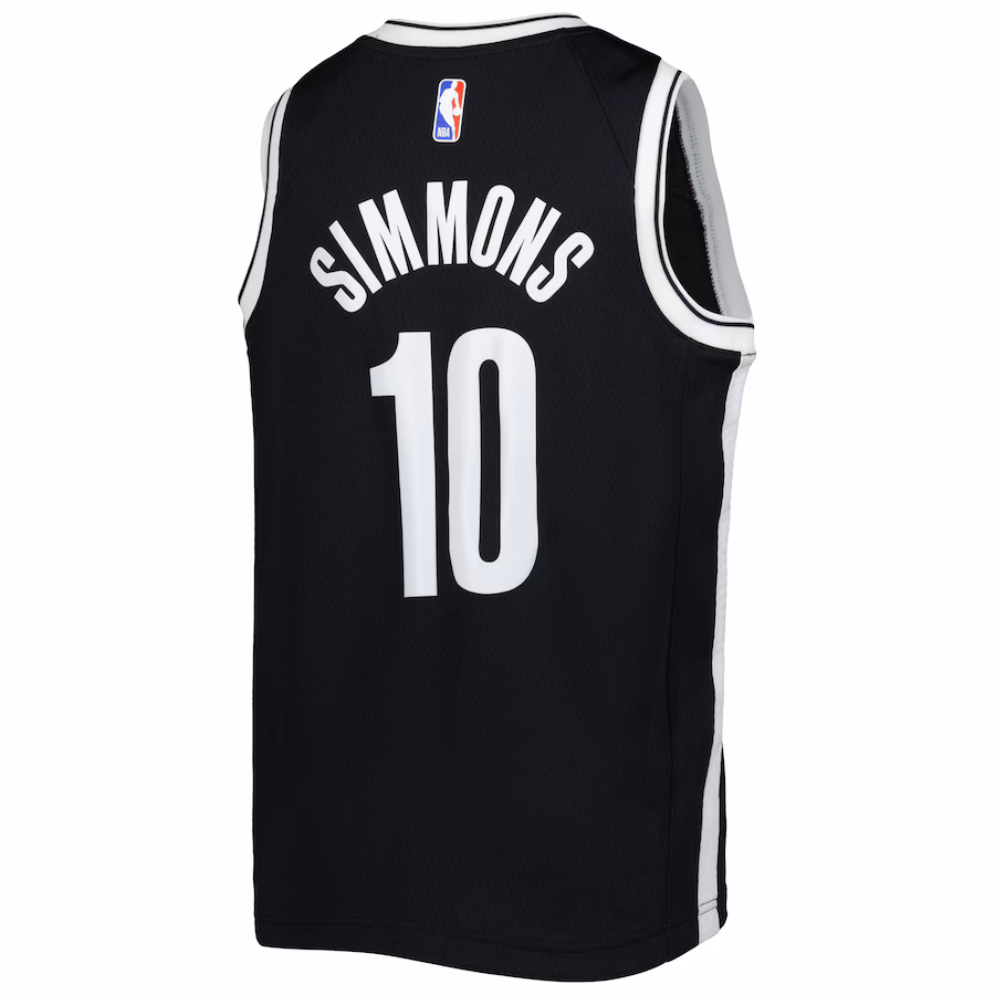 Maillot Swingman Jeunesse des Brooklyn Nets de Ben Simmons - Édition Icon - Noir