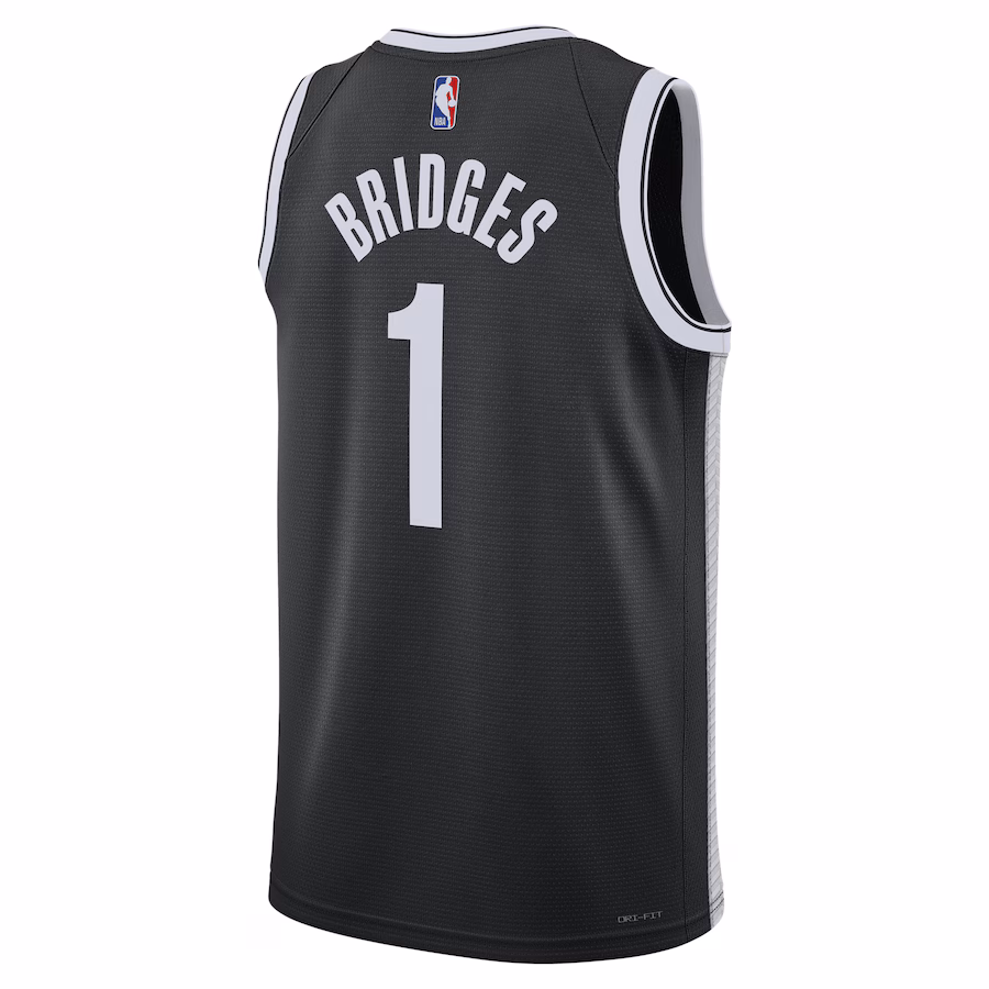 Mikal Bridges Brooklyn Nets Unisex Swingman Jersey - Icon Edition - Black