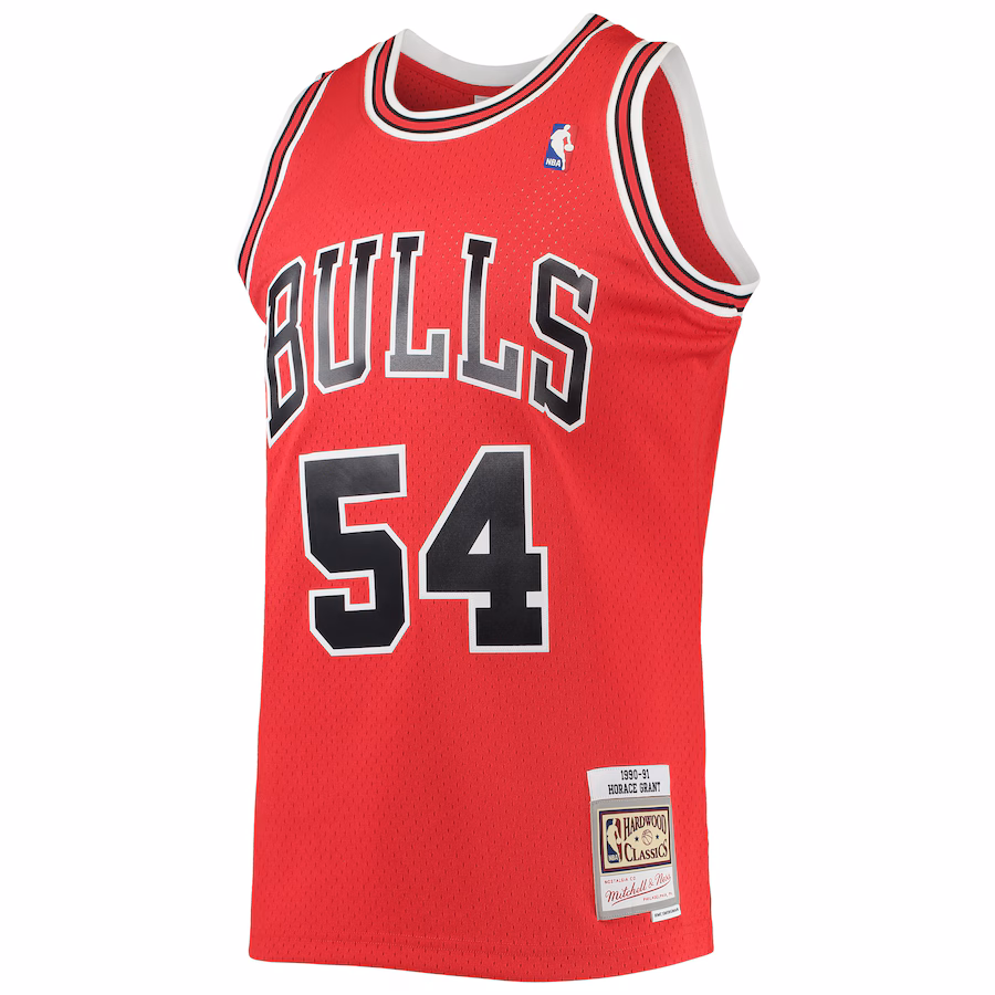 Horace Grant Chicago Bulls Mitchell & Ness 1990/91 Vintage Dark Swingman Jersey - Red