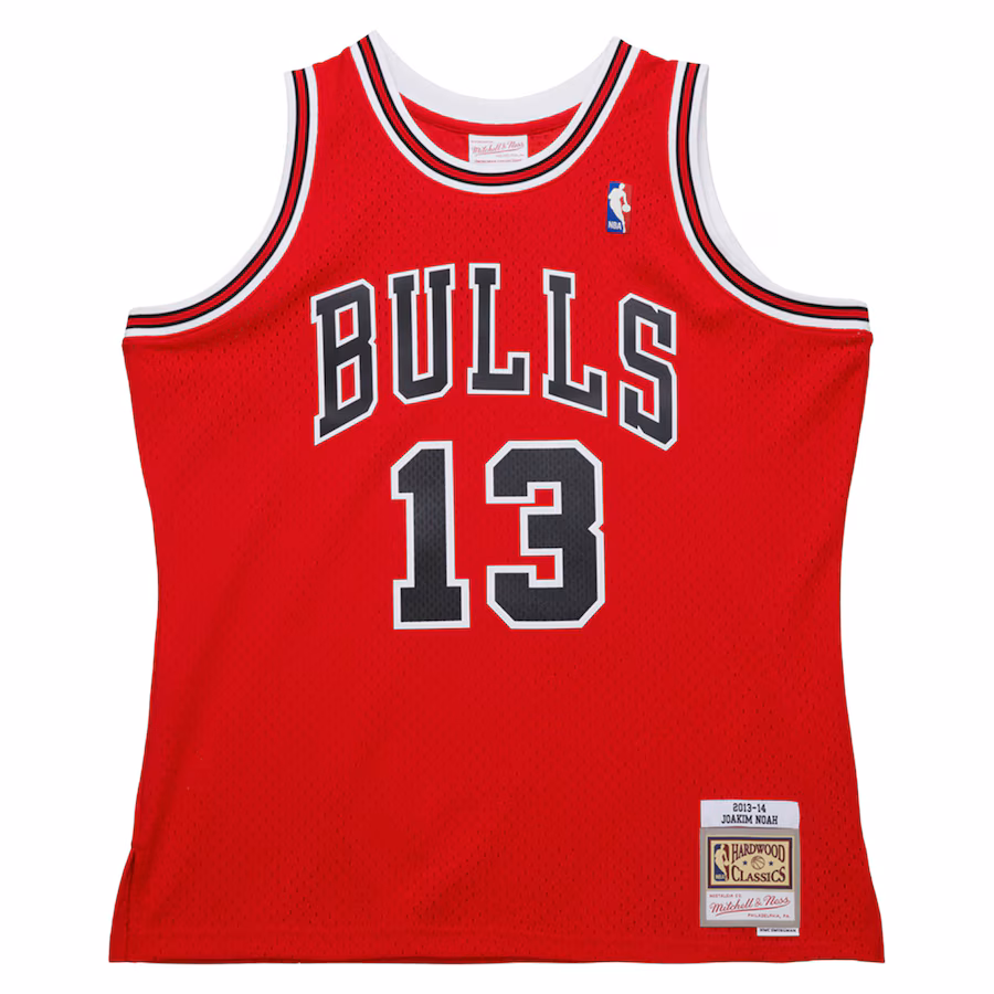 Joakim Noah Maillot Swingman de l'édition classique de la saison 2013/14 des Chicago Bulls Mitchell & Ness - Rouge