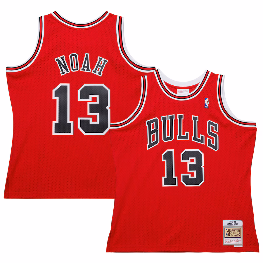 Joakim Noah Camiseta Swingman de la edición clásica de la temporada 2013/14 de los Chicago Bulls Mitchell & Ness - Rojo