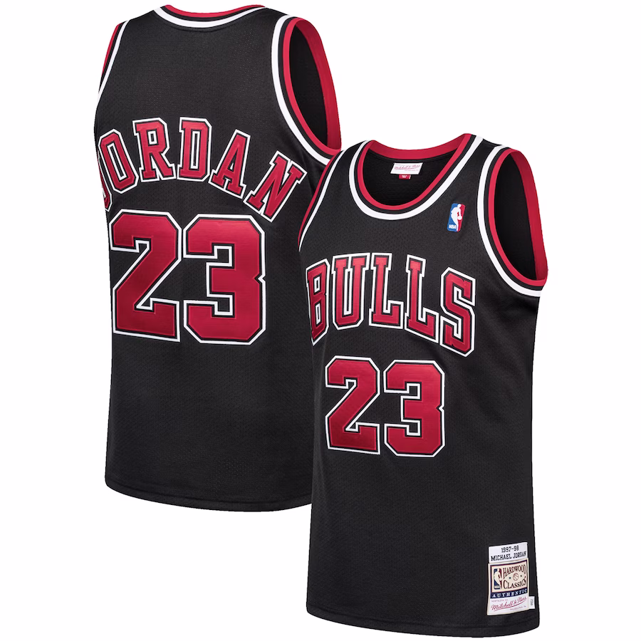 Michael Jordan Chicago Bulls Mitchell & Ness 1997/98 Hardwood Classics Jersey - Black