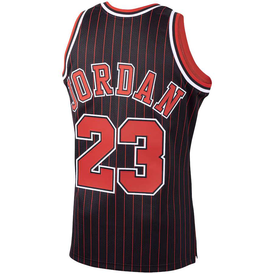 Michael Jordan Camiseta de los Hardwood Classics 1995/96 de los Chicago Bulls Mitchell & Ness - Negro