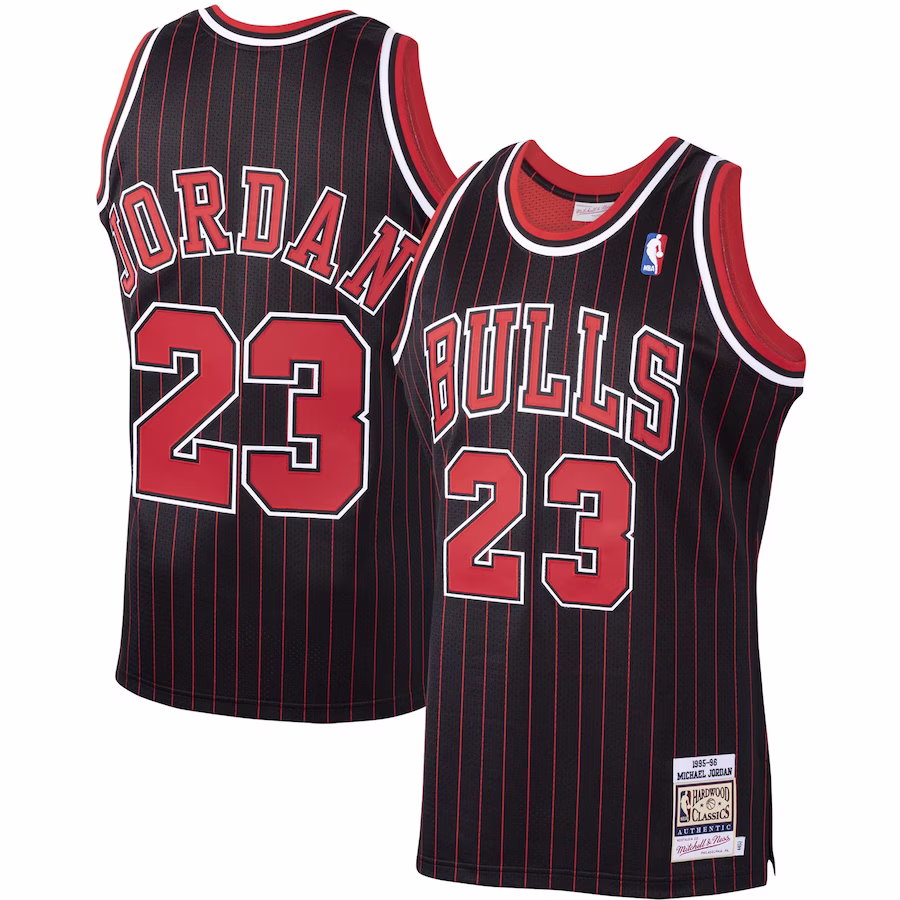 Michael Jordan Chicago Bulls Mitchell & Ness 1995/96 Hardwood Classics Jersey - Black