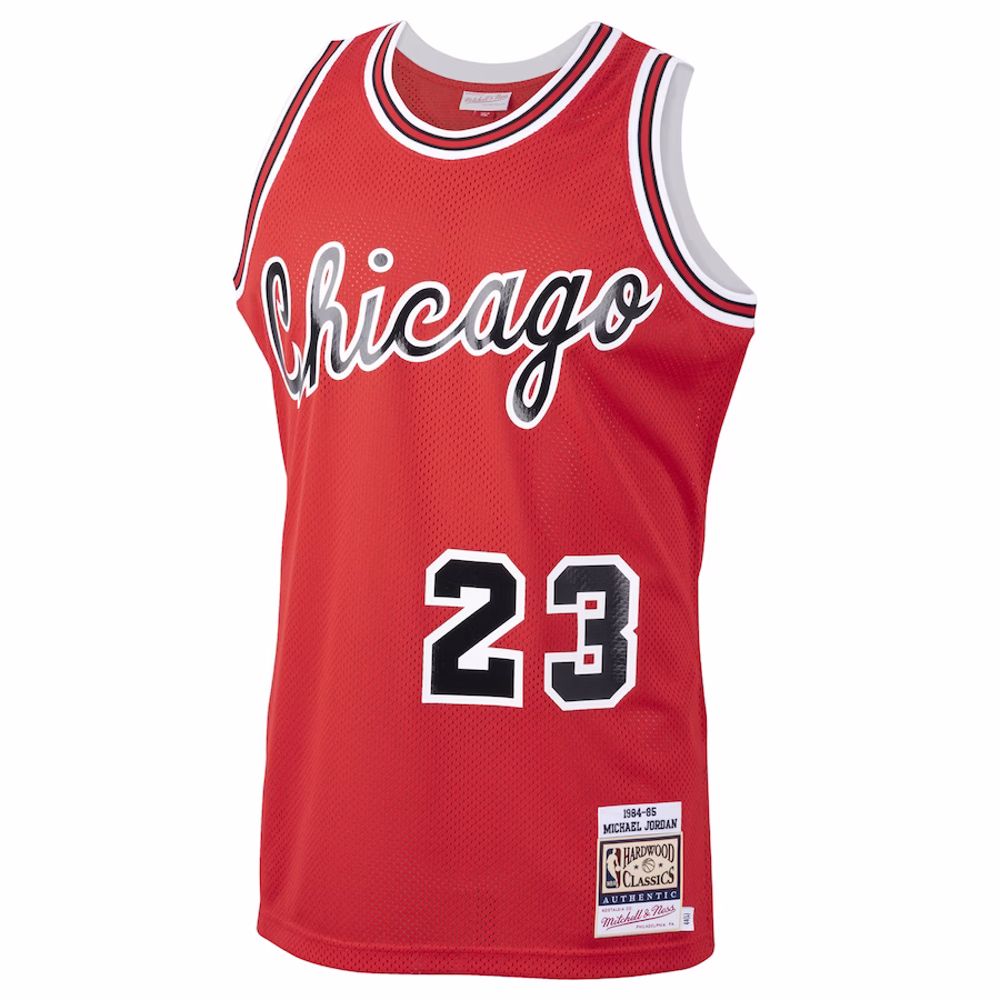 Michael Jordan Chicago Bulls Mitchell & Ness 1984/85 Classic Rookie Jersey - Red
