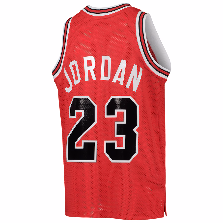 Michael Jordan Camiseta de los Hardwood Classics 1984/85 para jóvenes de los Chicago Bulls Mitchell & Ness - Rojo