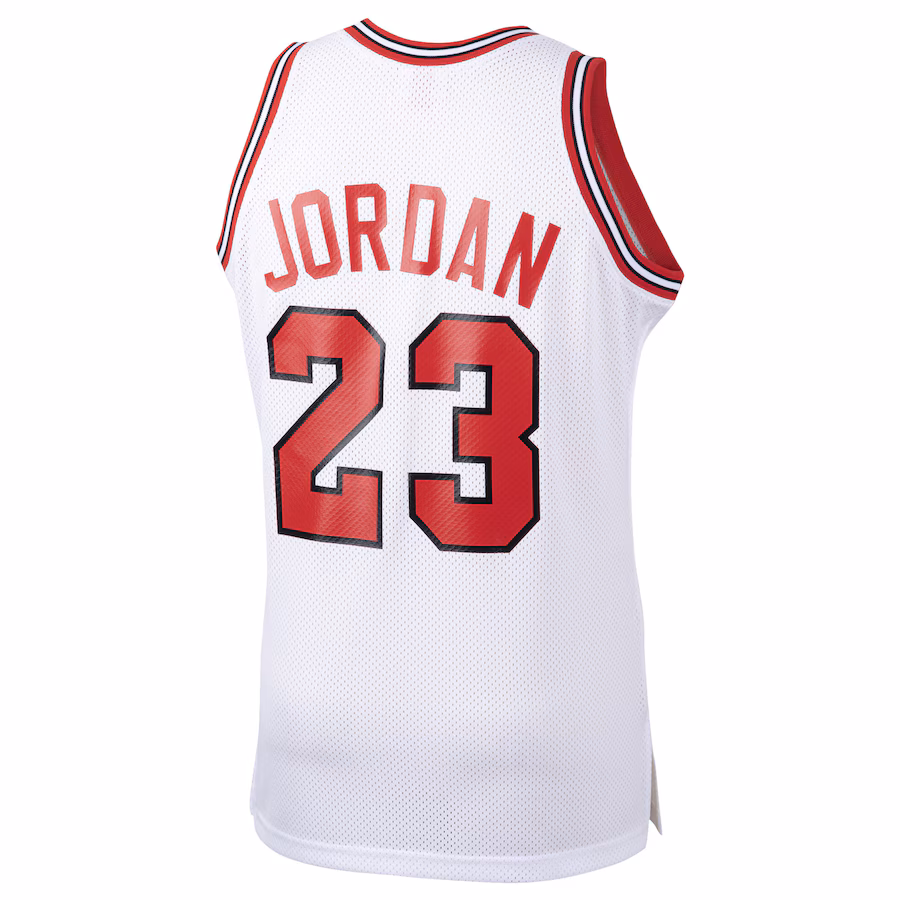 Michael Jordan Chicago Bulls Mitchell & Ness 1984/85 Classic Rookie Jersey - White