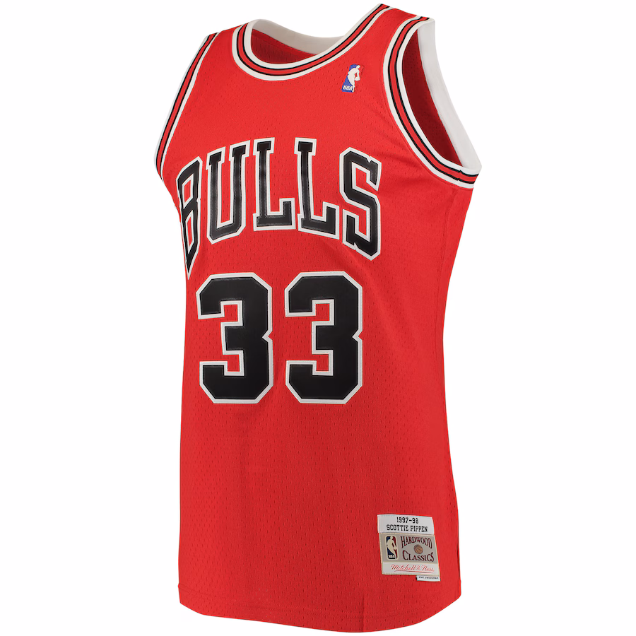 Scottie Pippen Chicago Bulls Mitchell & Ness 1997/98 Big & Tall Hardwood Classics Swingman Jersey - Red