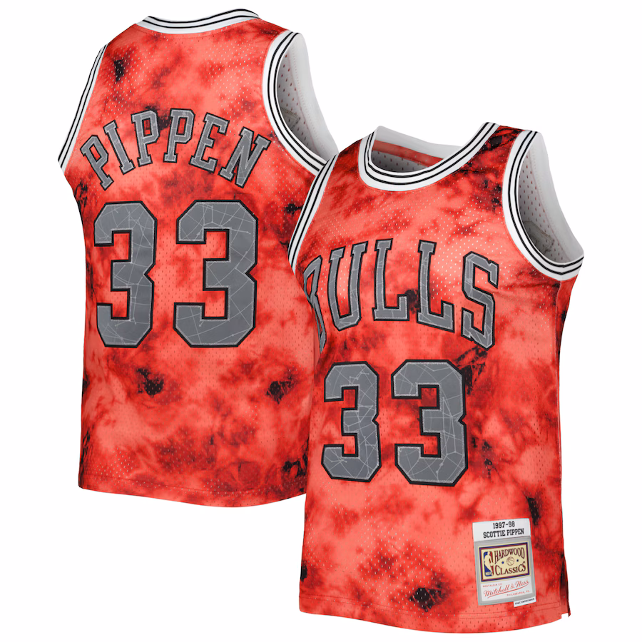 Scottie Pippen Camiseta Swingman de la Galaxy 1997/98 de los Chicago Bulls Mitchell & Ness - Rojo