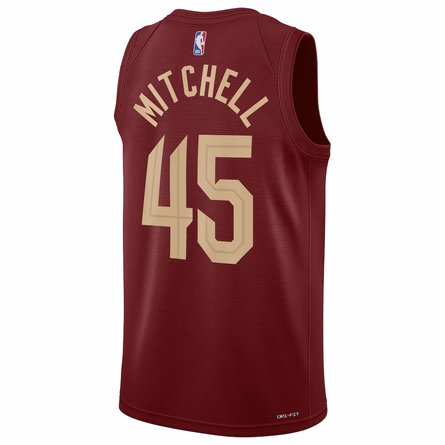 Donovan Mitchell Cleveland Cavaliers Unisex Swingman Jersey - Icon Edition - Burgundy