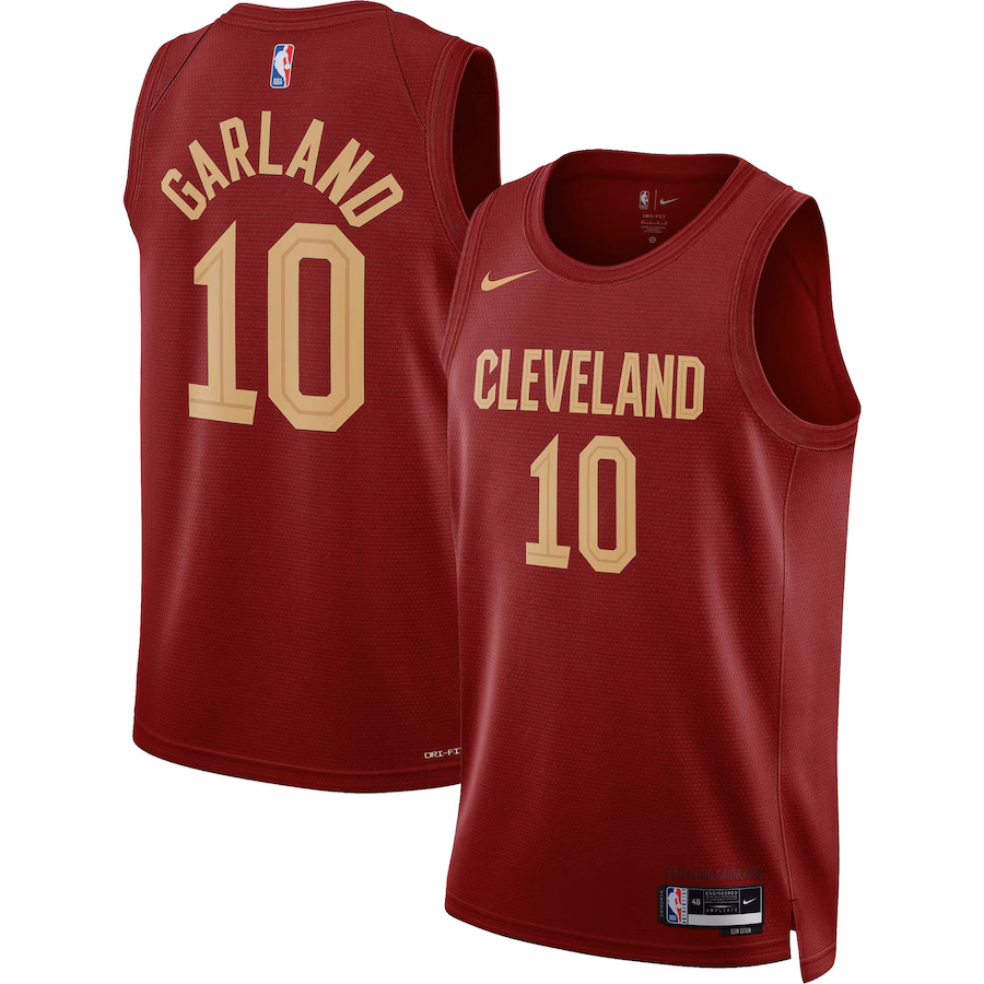 Darius Garland Cleveland Cavaliers Unisex Swingman-Jersey - Icon Edition - Burgundrot