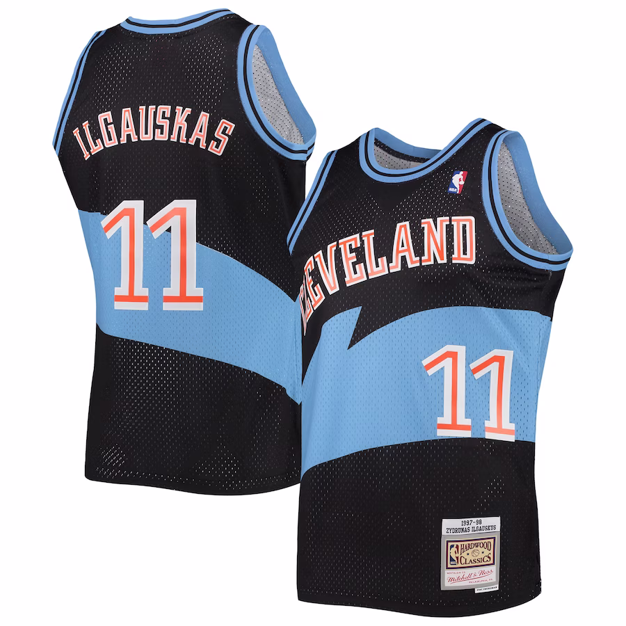 Zydrunas Ilgauskas Cleveland Cavaliers Mitchell & Ness Hardwood Classics Swingman-Jersey - Schwarz