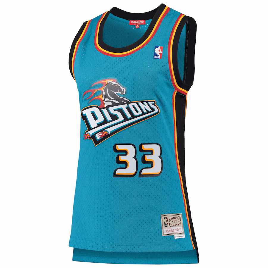 Camiseta Grant Hill Detroit Pistons Mitchell & Ness mujer 1998/99 Classic Edition