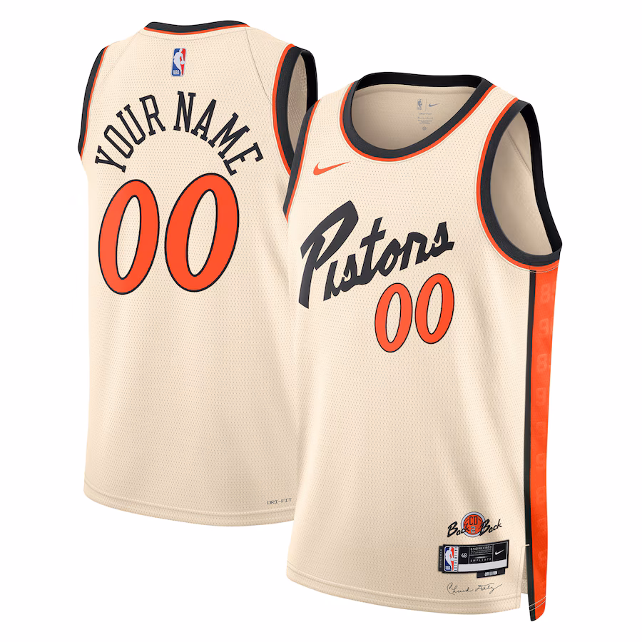 Detroit Pistons 2024/25 City Edition White Swingman Jersey