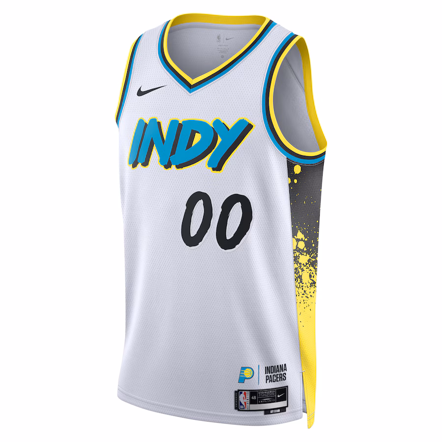 Indiana Pacers Unisex 2024/25 Custom Swingman Jersey - City Edition - White